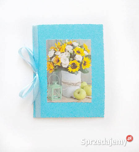 niebieska kartka ze słonecznikami kartki na Pozostałe Bydgoszcz