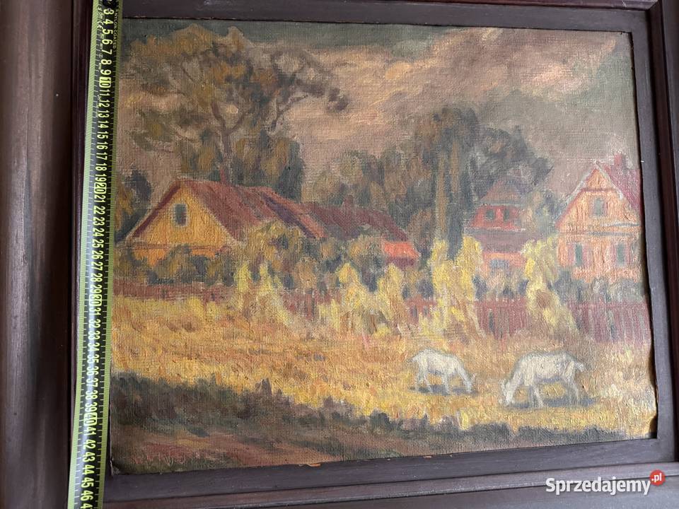 Obraz olejny WUkleja 1937r Gliwice