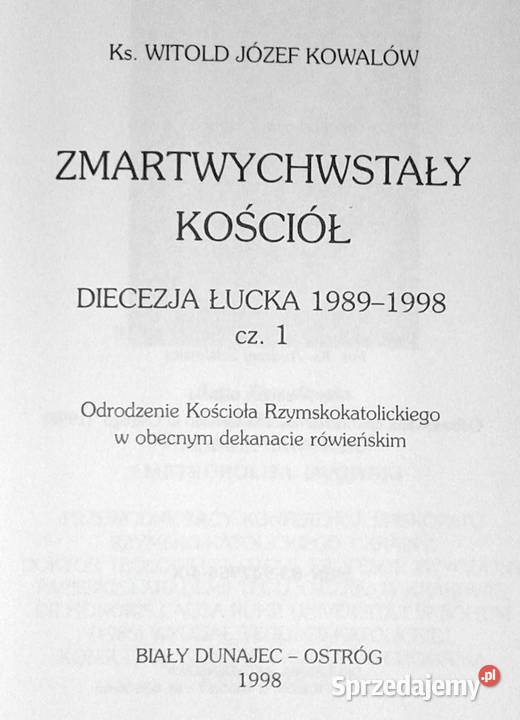 Zmartwychwstały Kościół Cz 1 ks Witold Józef Chełm