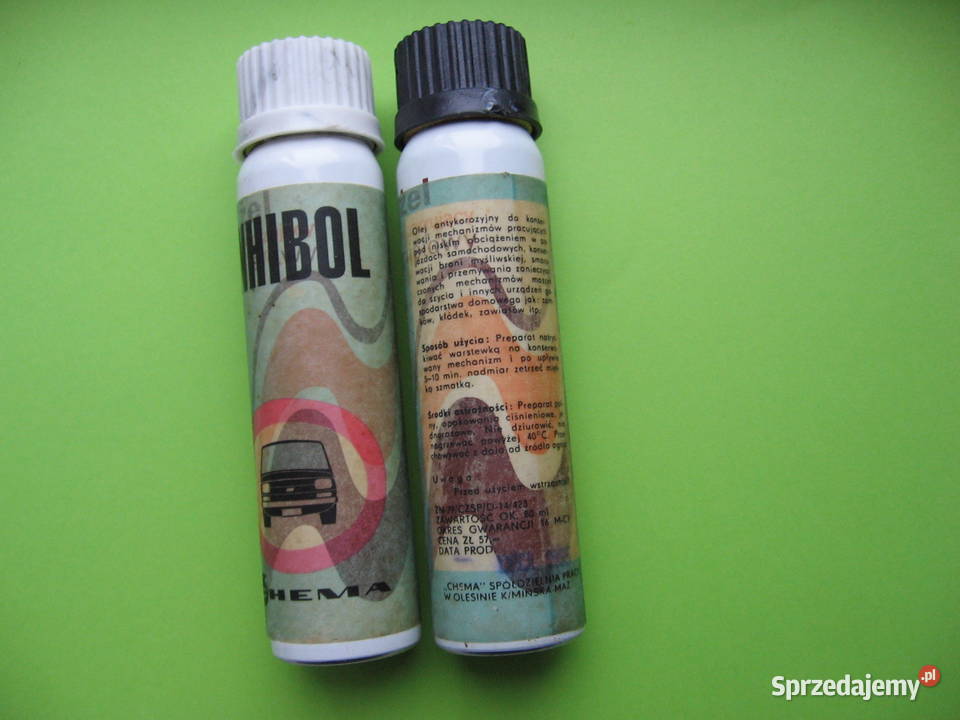 INHIBOL Fiat 126p itp chemia 1985r Polmozbyt PRL