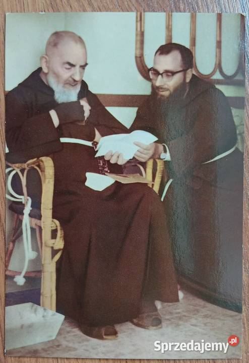 Pocztówka Ojciec Pio z Allesio Parente z 1979 r