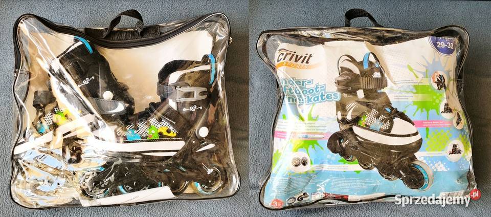 Dziecięce rolki regulowane Crivit rozmiar 29 33 Piotrków Trybunalski sprzedam