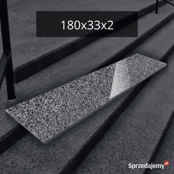 Stopnica granitowa antracytowa G654 Padang Dark