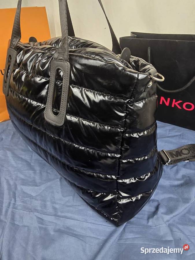 Duza Torba moschino z misiem lakierowana premium Wadowice