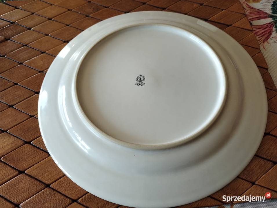 PRL talerz patera Tułowice fiołek alpejski Kutno