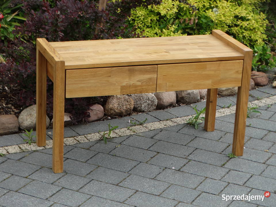 Dębowa szafka konsola z szufladami Lite drewno 49.5cm sprzedam
