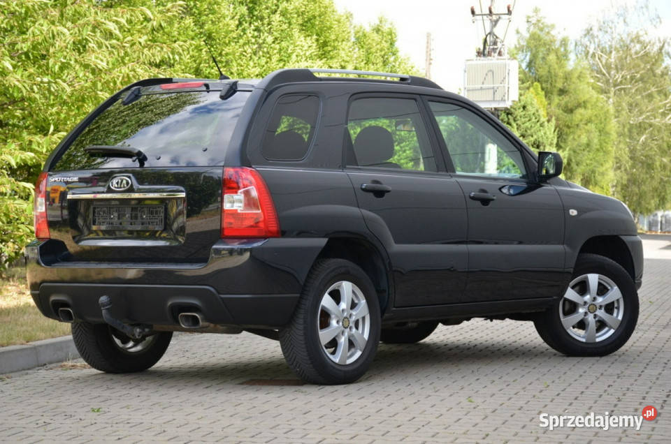 Kia Sportage Opłacona 20Gaz Lift Serwis Skóra czarny łódzkie Kutno