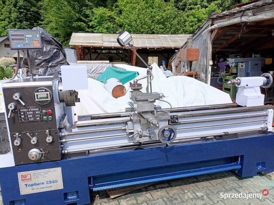 Tokarka Knuth do metalu frezarka wiertarka piła Produkcja Maków Podhalański