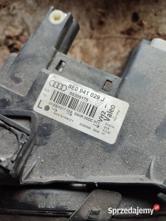 Lampy lampa Audi a4 b6 xenon lewa prawa kpl Lewe Solec nad Wisłą