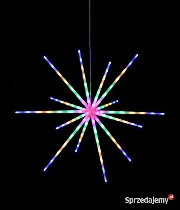 2 Kolorowe wiszące rozbłyski światła z pilotem opolskie Kędzierzyn-Koźle