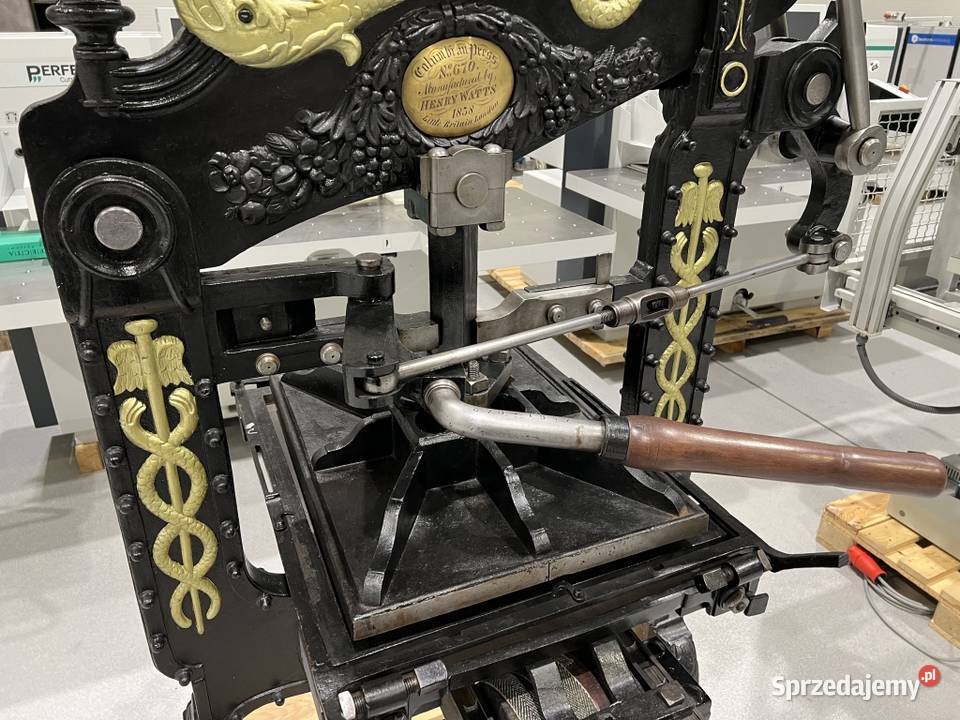 Prasa drukarska typograficzna Columbian Press mazowieckie Radom