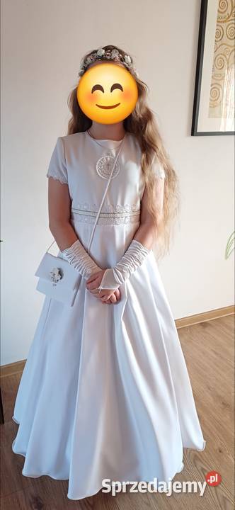 Sukienka alba komunijna z bolerkiem Sokola