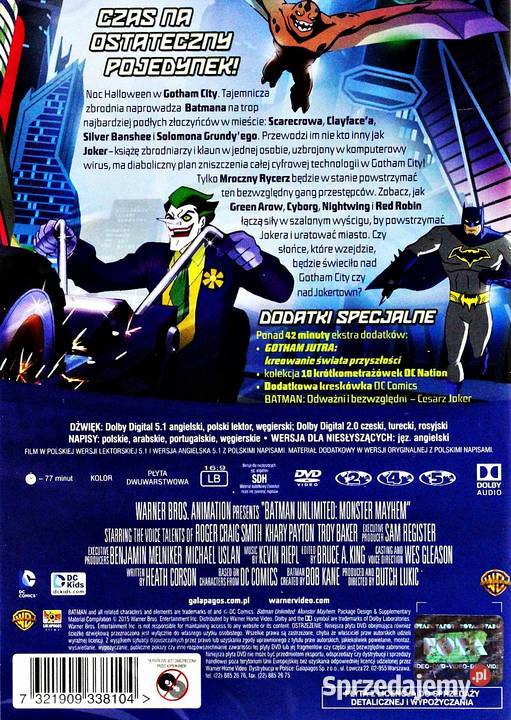 BATMAN UNLIMITED MIASTO W MROKU Kultura i Rozrywka Kalisz