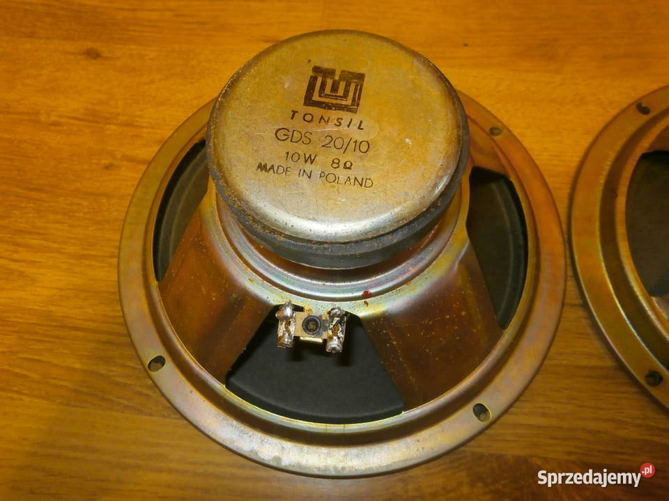 Głośniki TONSIL GDS 2010 8ohm sprawne 2 NAPRAWA łódzkie Łódź