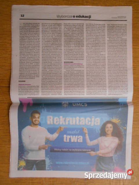 WYBORCZA o edukacji trzy dodatki Gazeta Wyborcza Pozostałe Parczew