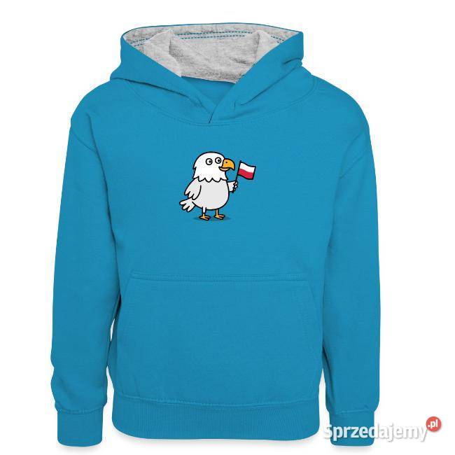 Bluza z kapturem patriotyczna młodzieżowa Polska Bluzy Kraków