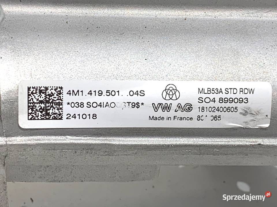 KOLUMNA KIEROWNICZA AUDI Q8 4M1419501