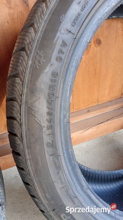 Opony zimowe 245 40 18 zima Motoryzacja Sokołów Małopolski