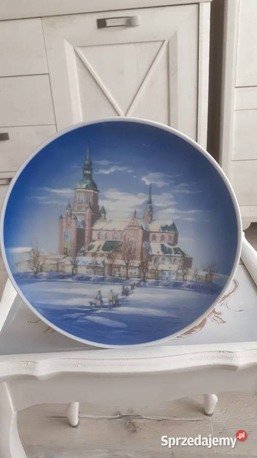 Talerz dekoracyjny ceramiczny Wałbrzych