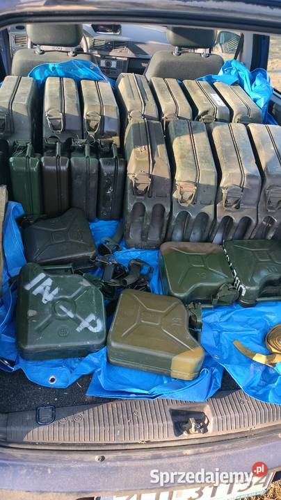 Kanister metalowy 20L 5sztuk Łobez sprzedam