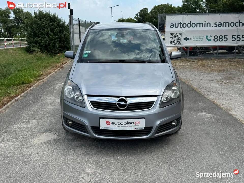 Opel Zafira Raty 18 benz 140 7 osobowy Klima Rok produkcji 2007 Zafira