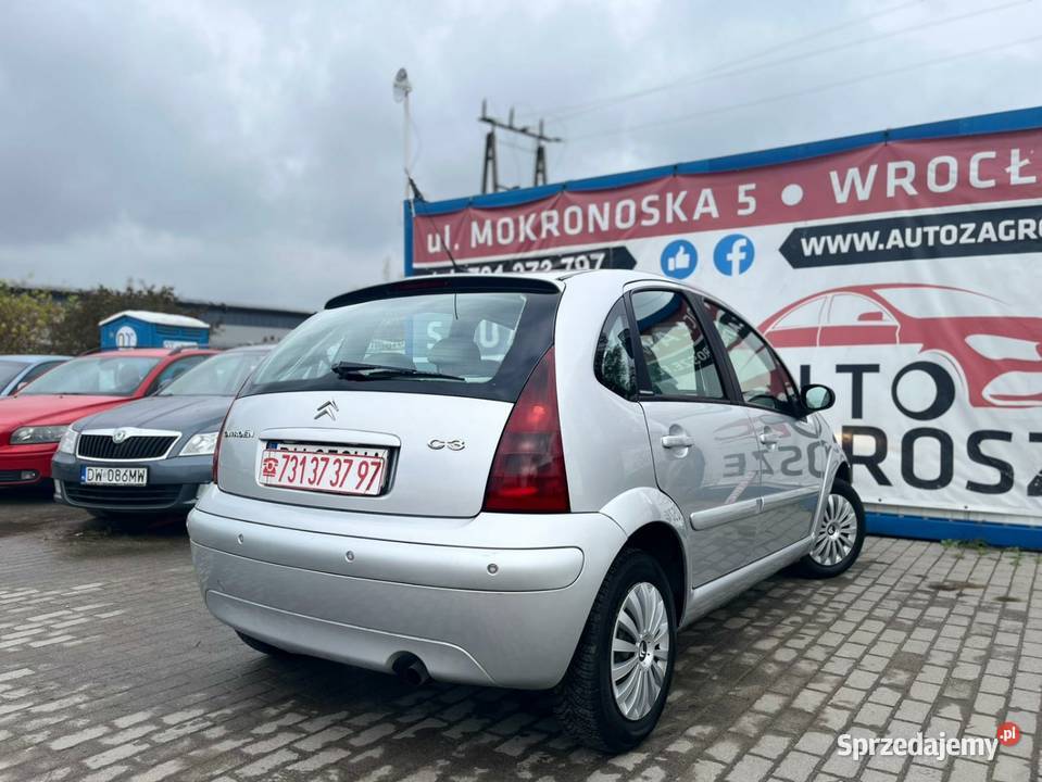 Citroen C3 14 HDIExclusive5 drzwiCzujniki Wrocław