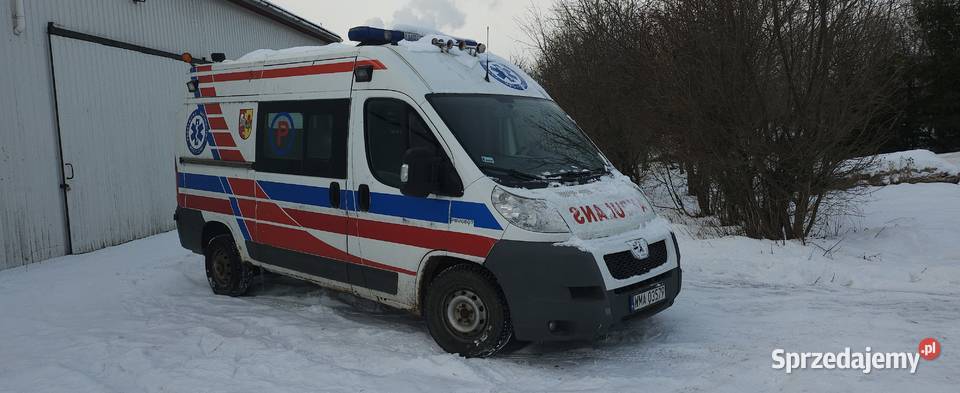 Ambulans karetka Peugeot Boxer 30 hdi salon PL Biskupiec sprzedam