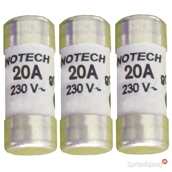 Bezpieczniki ceramiczne ZENITECH 3 85x315mm 20A Zamość