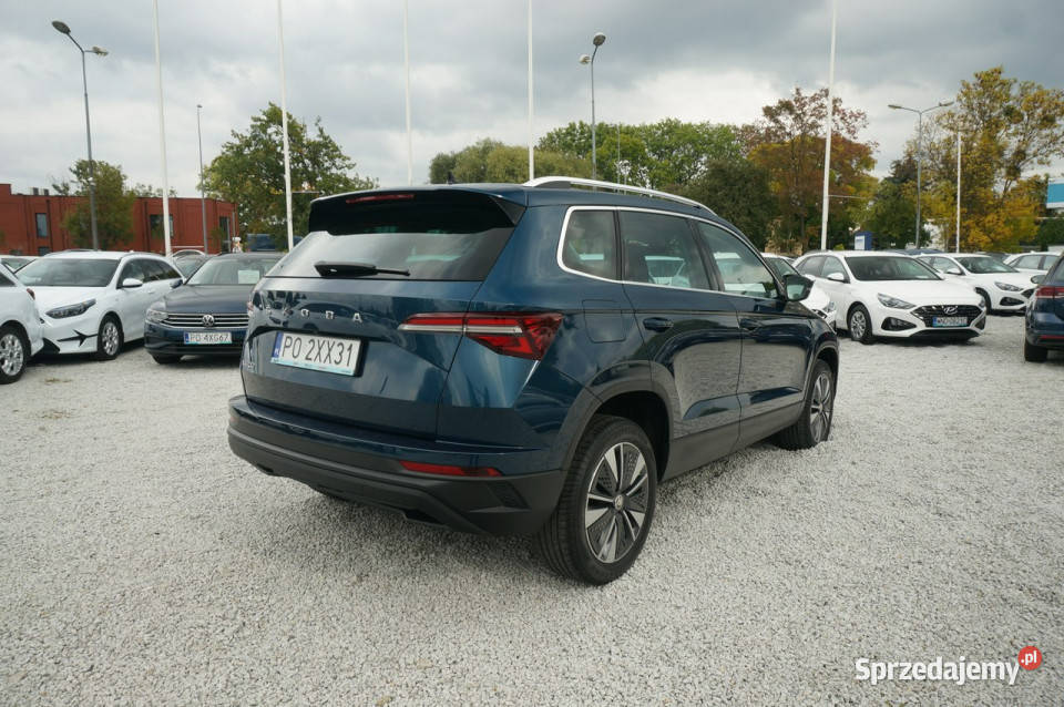 koda Karoq 20 TDI 115 SCR 4X2 Style DSG Salon niebieski wielkopolskie Poznań