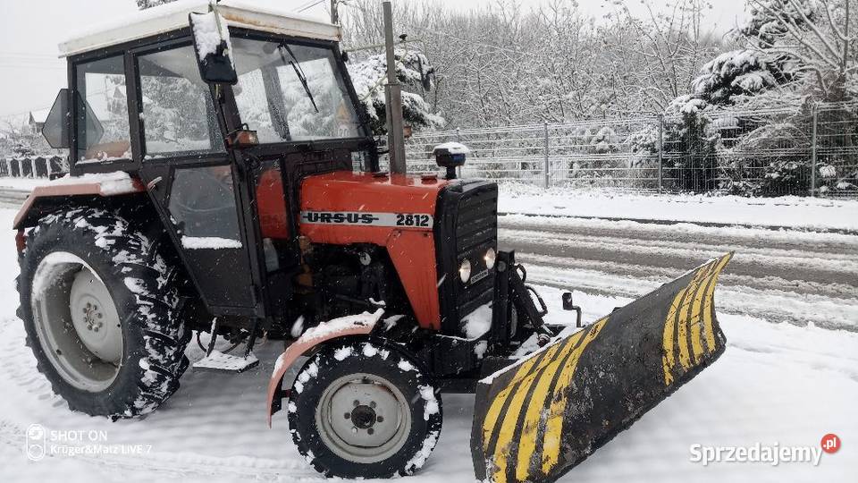Ciągnik URSUS 2812 pług do śniegu Ciągniki Opoczno