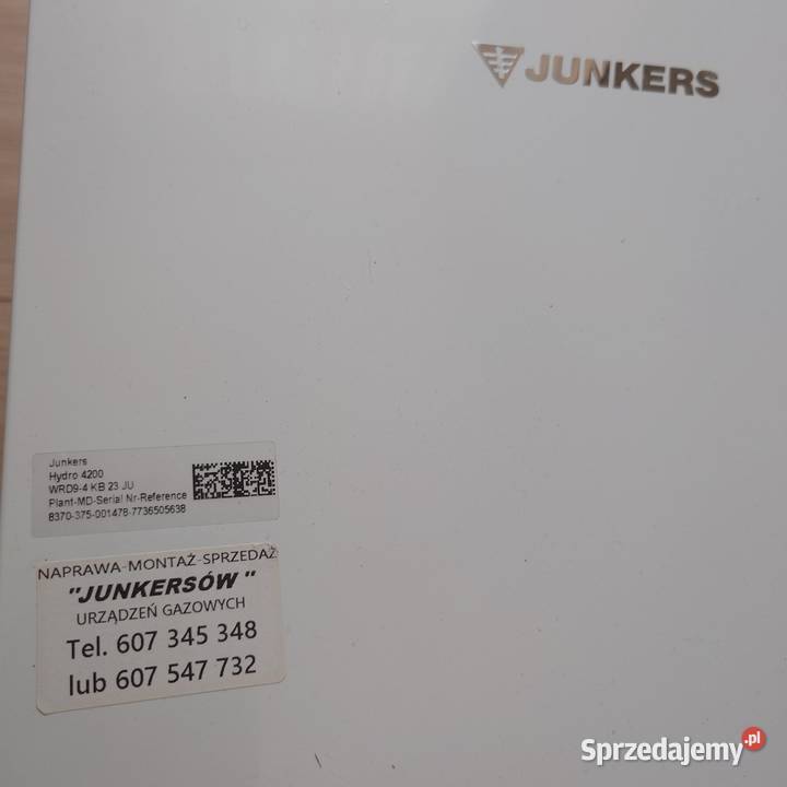 Piecyk gazowy Junkers Hydro 4200 WRD 94KB 2letni
