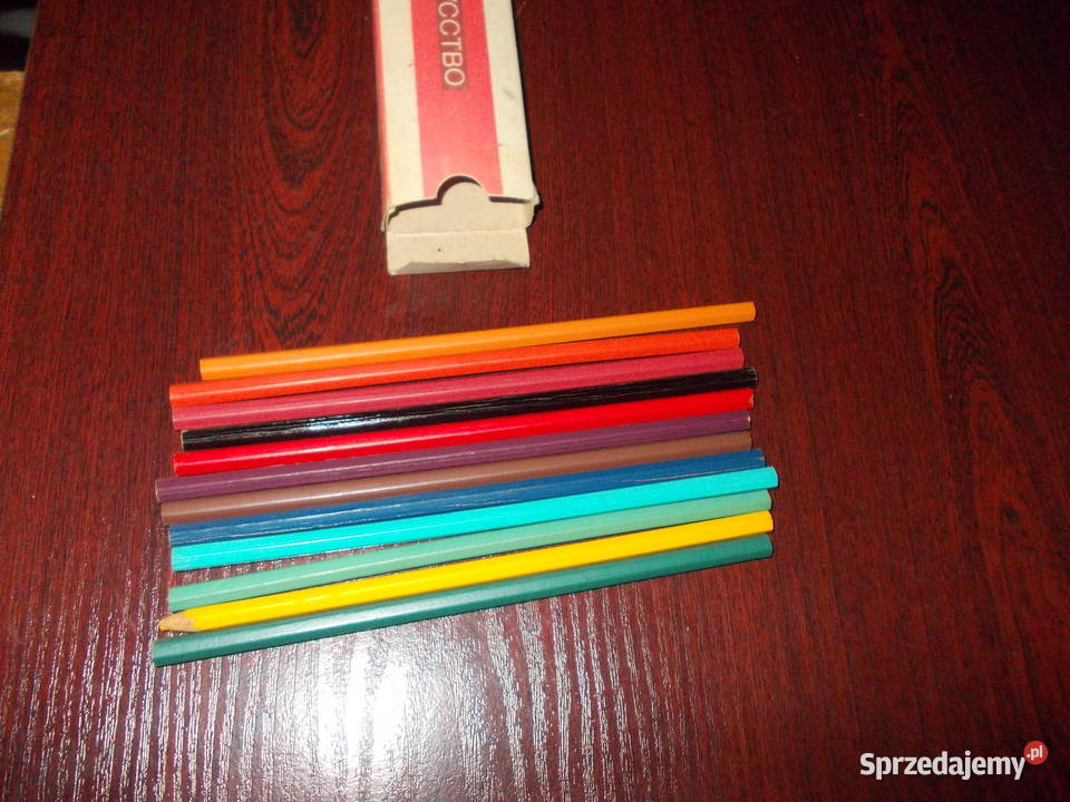 Kredki drewniane cccp 1366 Stalowa Wola