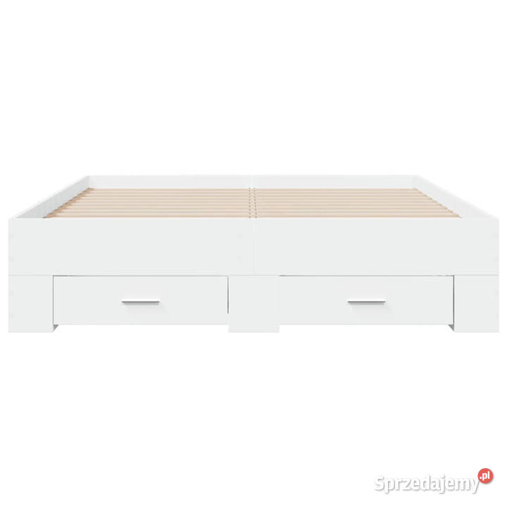 Rama łóżka z szufladami biała 135x190 WM3280405 Łóżka mazowieckie Warszawa