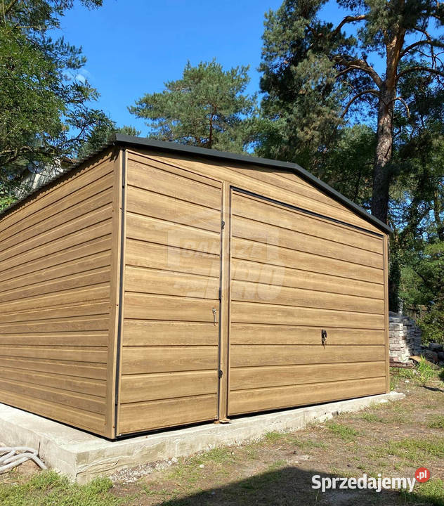 Garaż Blaszany 4x5m Brama uchylna drzwi 380zł/m2 Pabianice