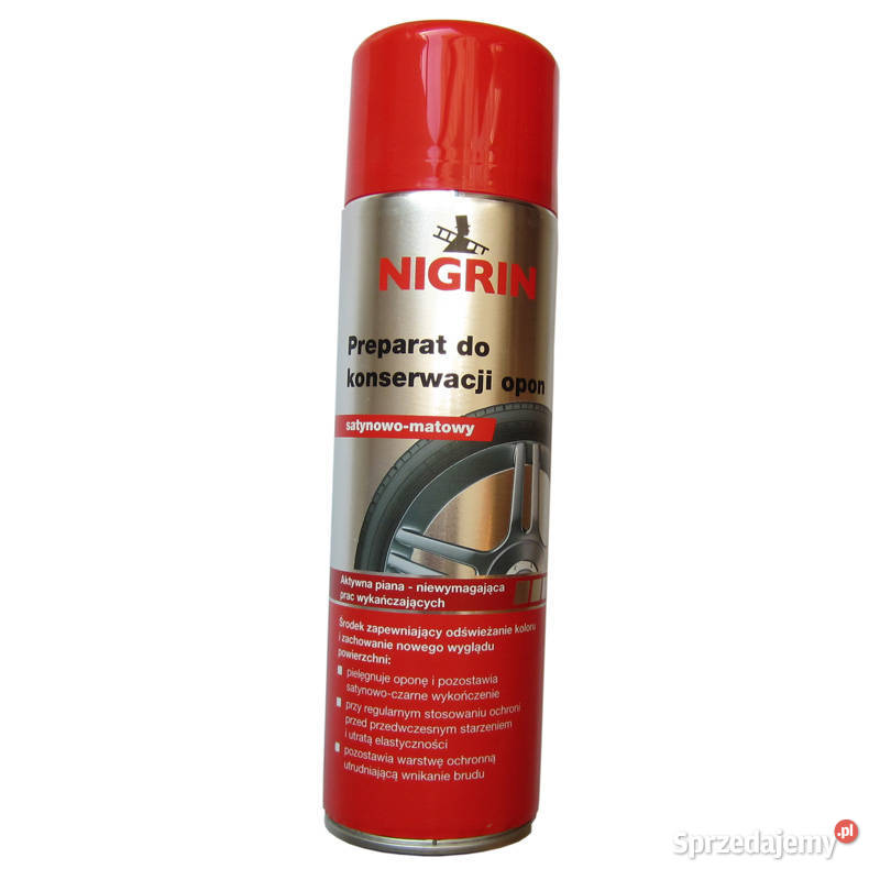 Preparat do konserwacji opon Nigrin 500 ml Opalenica sprzedam