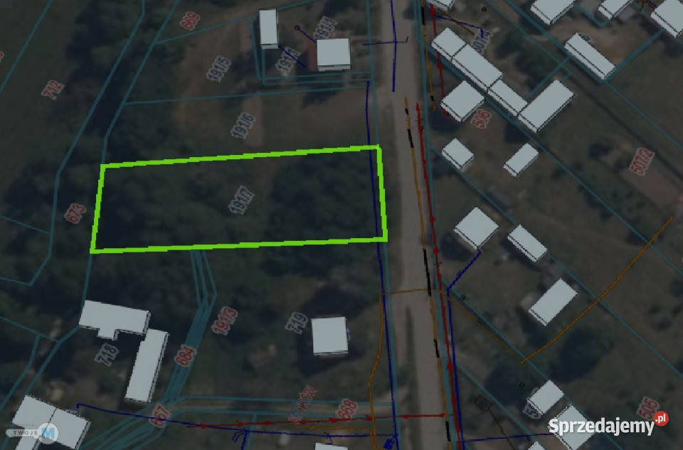 Ogłoszenie działka Smyków 2311 metrów