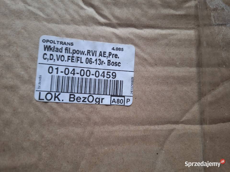 Sprzedam części do Renault DXI 460 wkład do ciężarowe Celiny