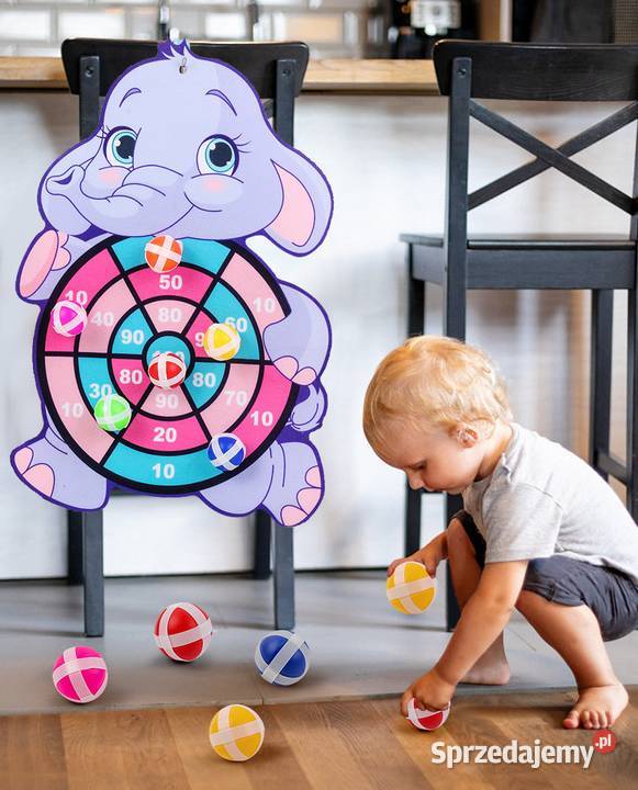 Montessori tarcza do rzutek darta piłeczki Płock sprzedam