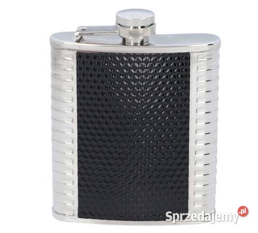 Piersiówka ze Stali Nierdzewnej w EkoSkórze