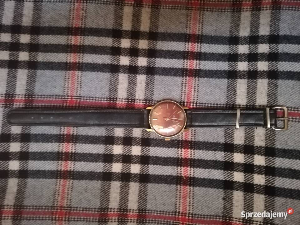 zegarek męski Rakieta koperta AU 24 pozlacana Koluszki