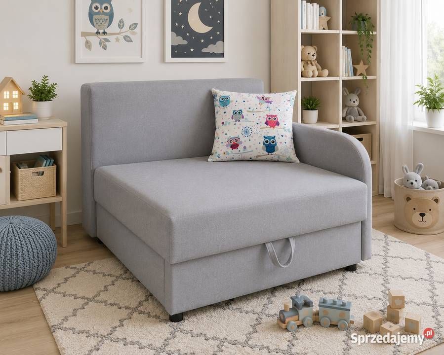 Sofa do Pokoju Dziecięcego Rozkładana 190 80 190cm Tapczany Kępno sprzedam