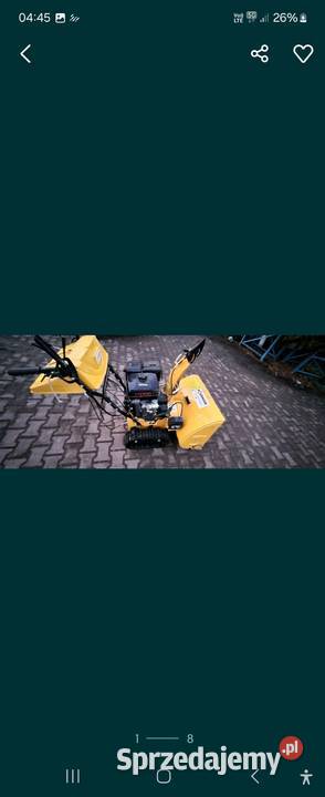 Odśnieżarka Gąsienicowa Holzinger HSF110 LE 11 śląskie