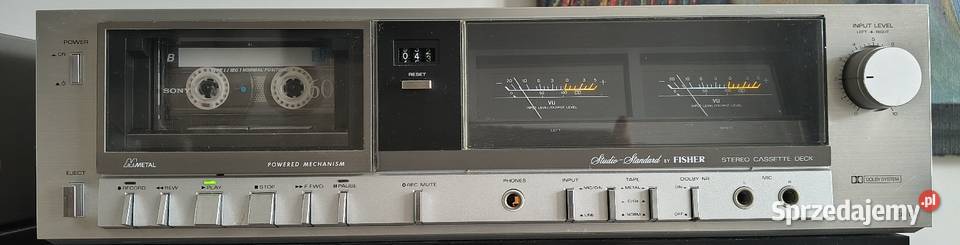 Magnetofon deck vintage Fisher CR125 Warszawa