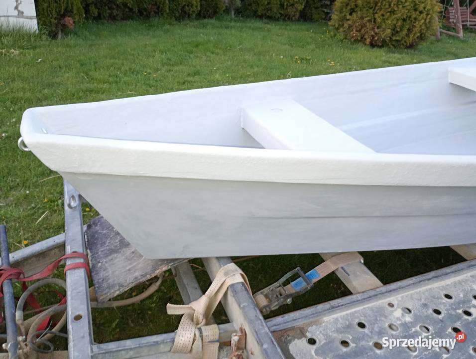 Łódka plastikowa drewniana Sejny