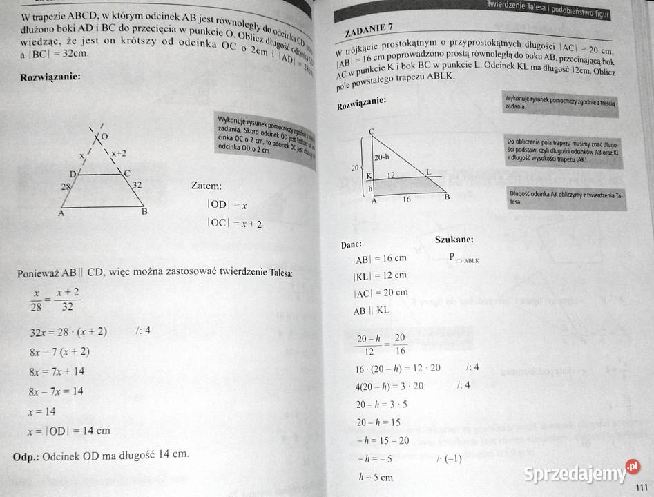 Matematyka korepetycje Kl 3 gimnazjum Zofia Rok wydania 2006 Chełm