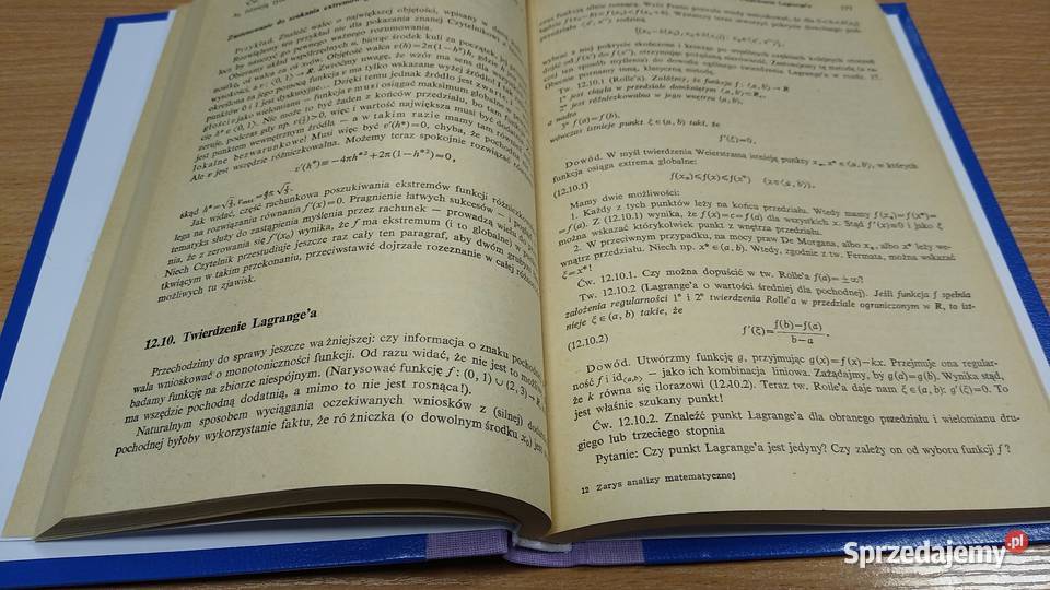Zarys analizy matematycznej Witold Kleiner Gdańsk