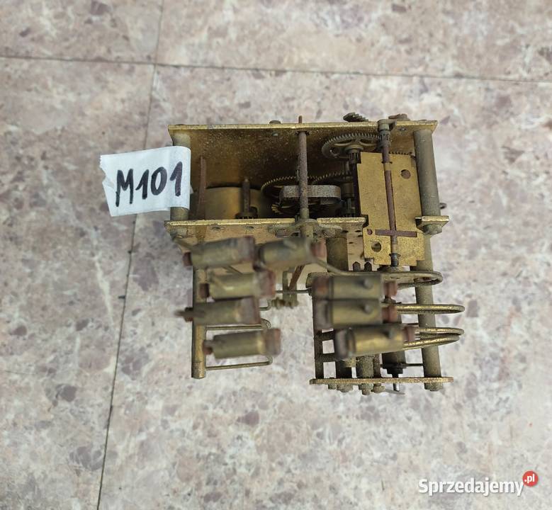 M101 Mechanizm starego zegara ściennego HAU Antyki, Sztuka, Kolekcje pomorskie Tczew