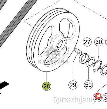 Claas Lexion 740 750 760 Koło Pasowe Napędu Jastrzębniki