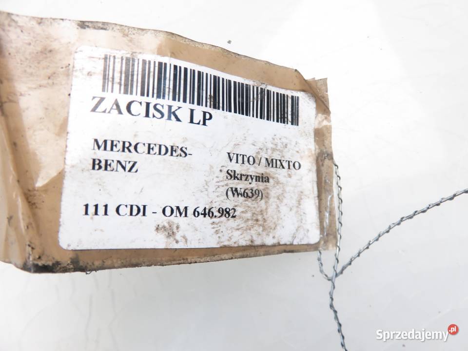 ZACISK LEWY PRZÓD MERCEDES VITO W639 CDI osobowe małopolskie sprzedam