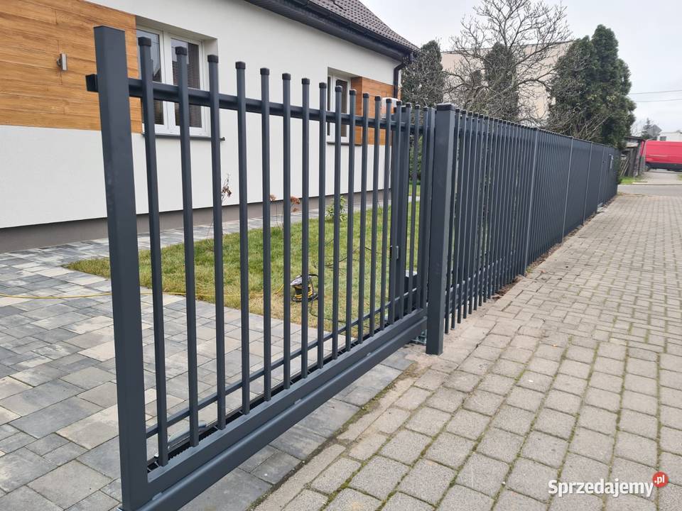 Brama przesuwna 400x120 KING bramy ogrodzenie wielkopolskie Kalisz
